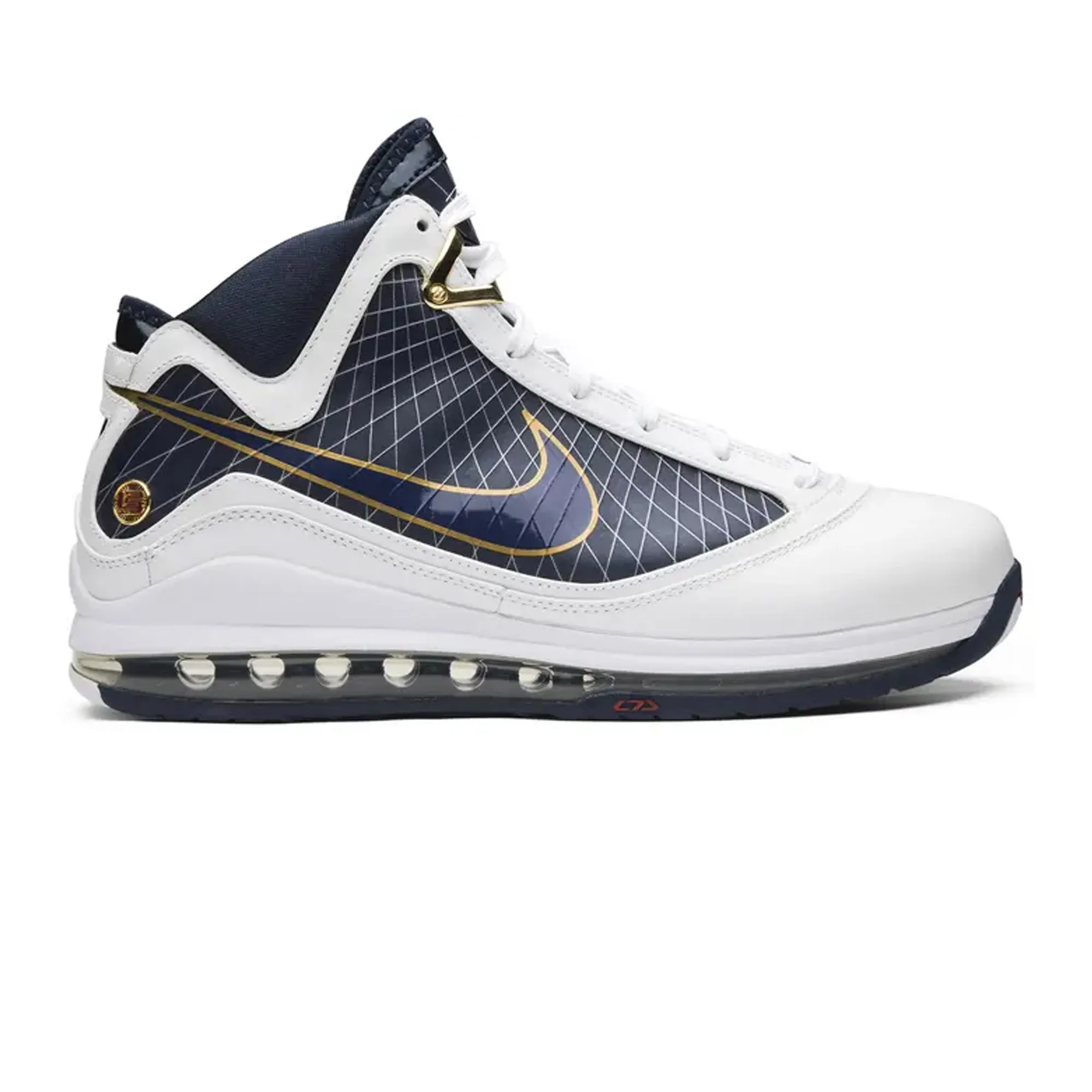 Nike LeBron 7 'White / Midnight Navy' (2009) Day Fit Soft Material