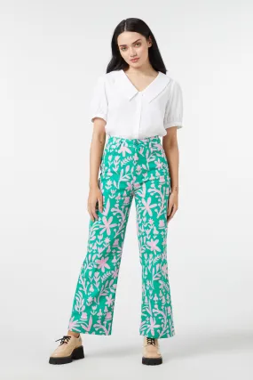 Della Floral Printed Jean High Mobility