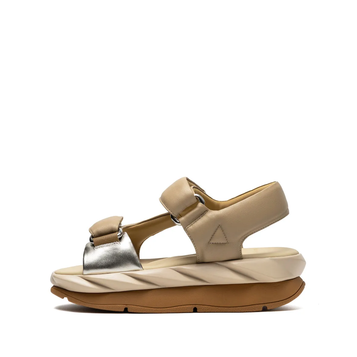 Quick Release Buckle Flexible Summer Sandals MELLOW VIVA BEIGE