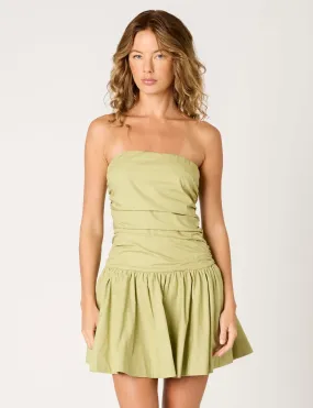 Perfect Waist Sharp Profile Currant Dress, Fern