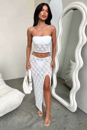 Style Innovation Elia Skirt - White