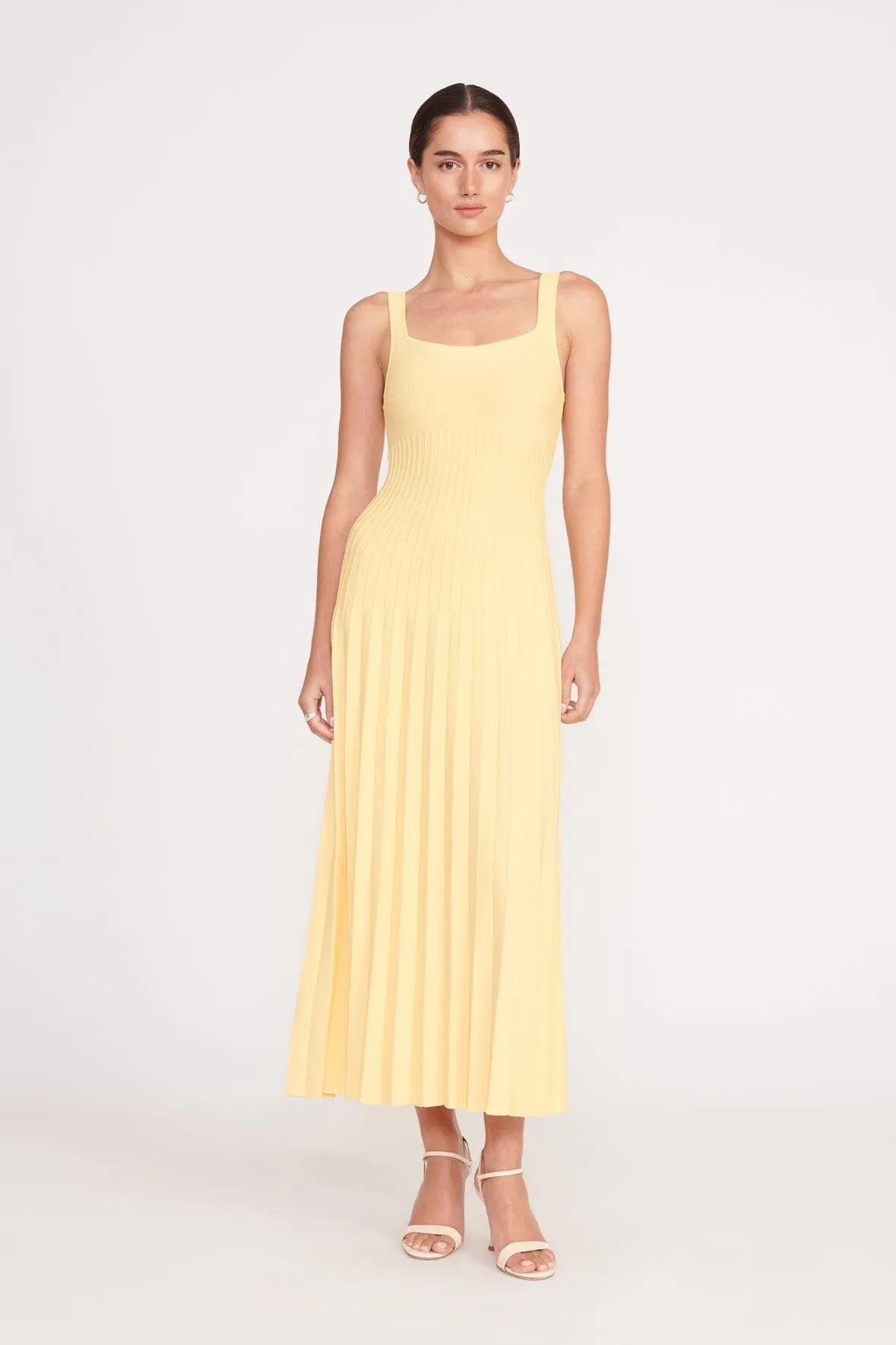 ELLISON DRESS | LEMON DROP Subtle Glow Modern Design