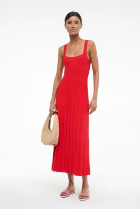 ELLISON DRESS | RED ROSE Gentle Look Soft Cut