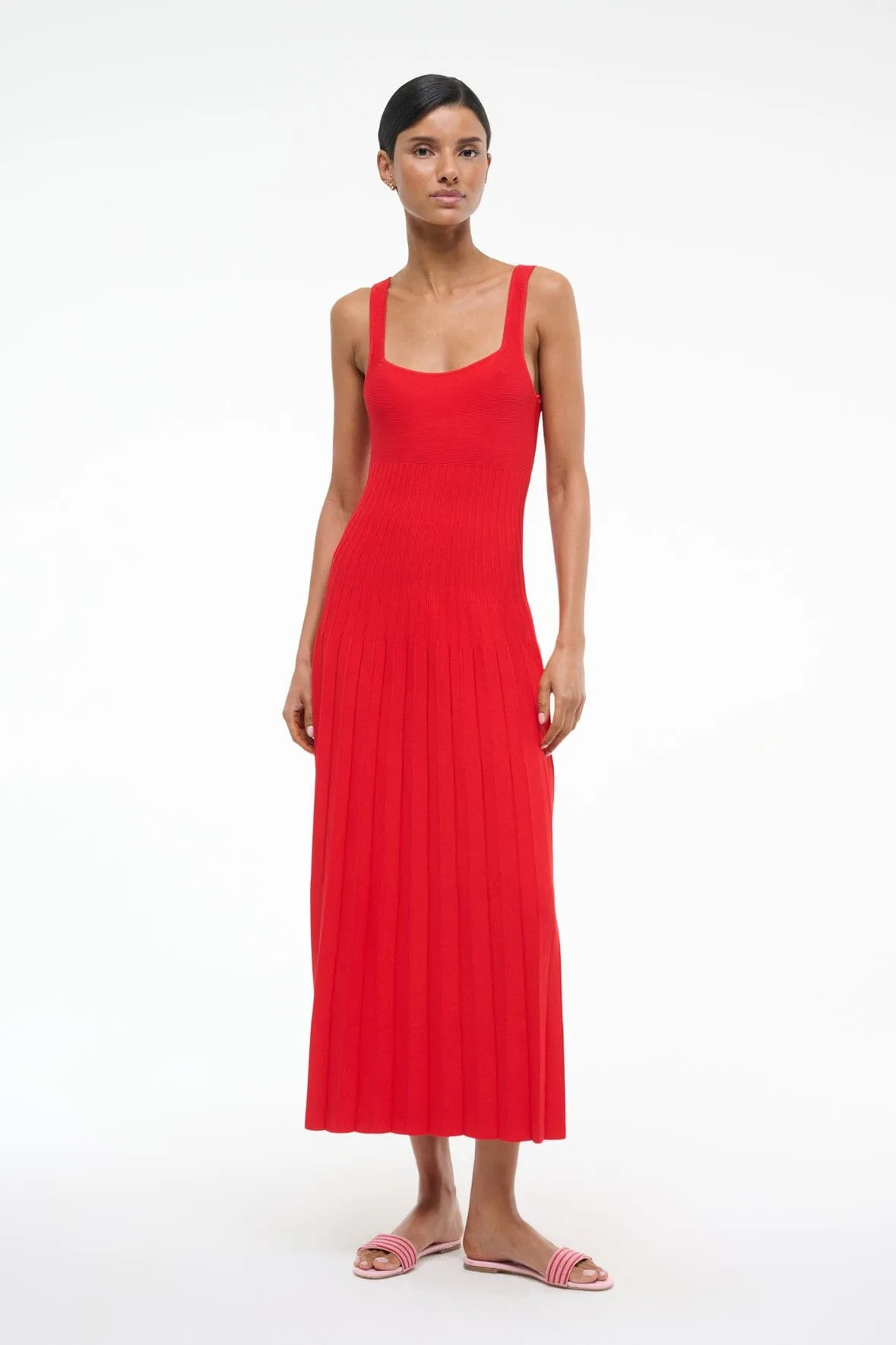 ELLISON DRESS | RED ROSE Elegant Touch Vibrant Hue