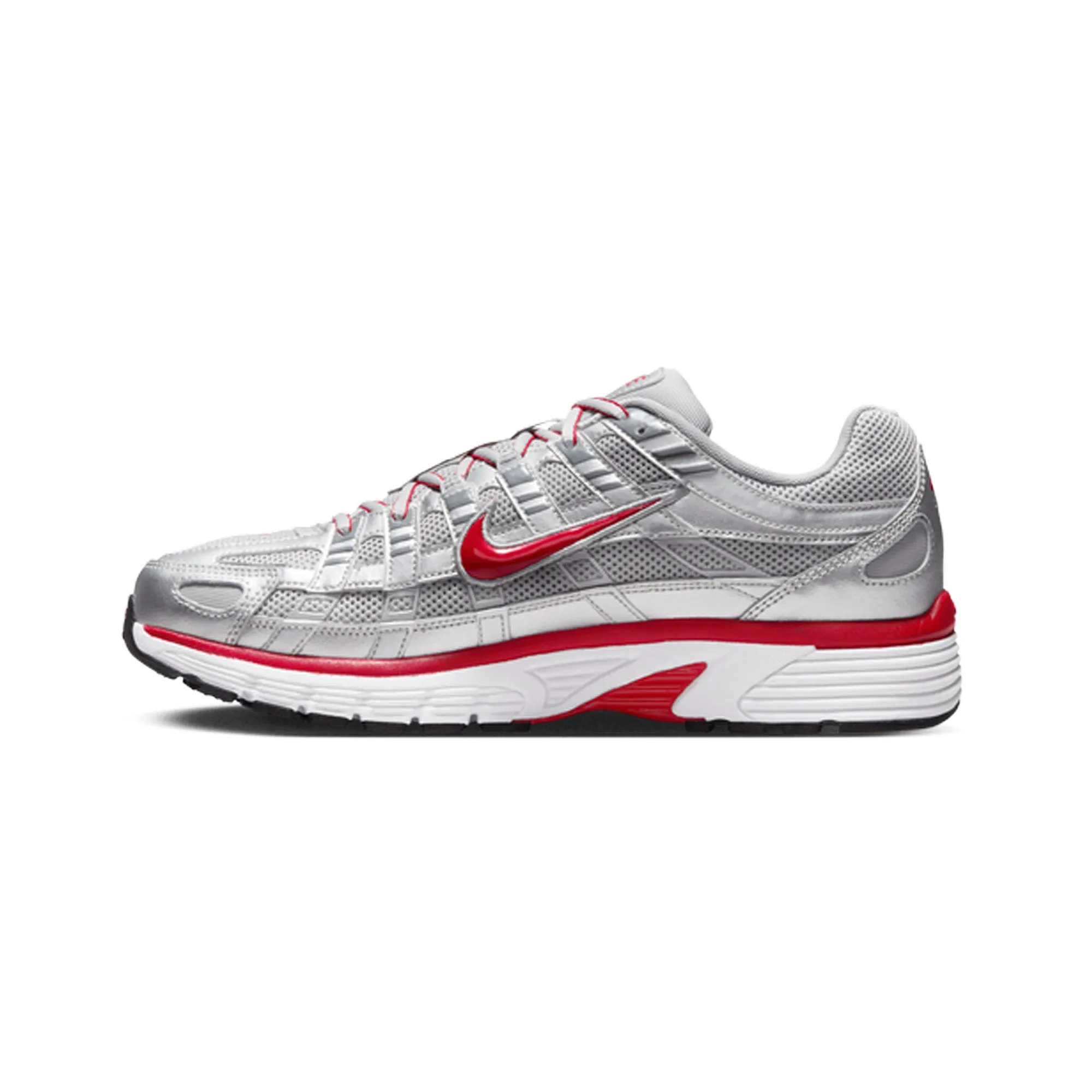 Nike P-6000 'Metallic Silver Gym Red' (2025) Adaptive Lacing System Cushion max