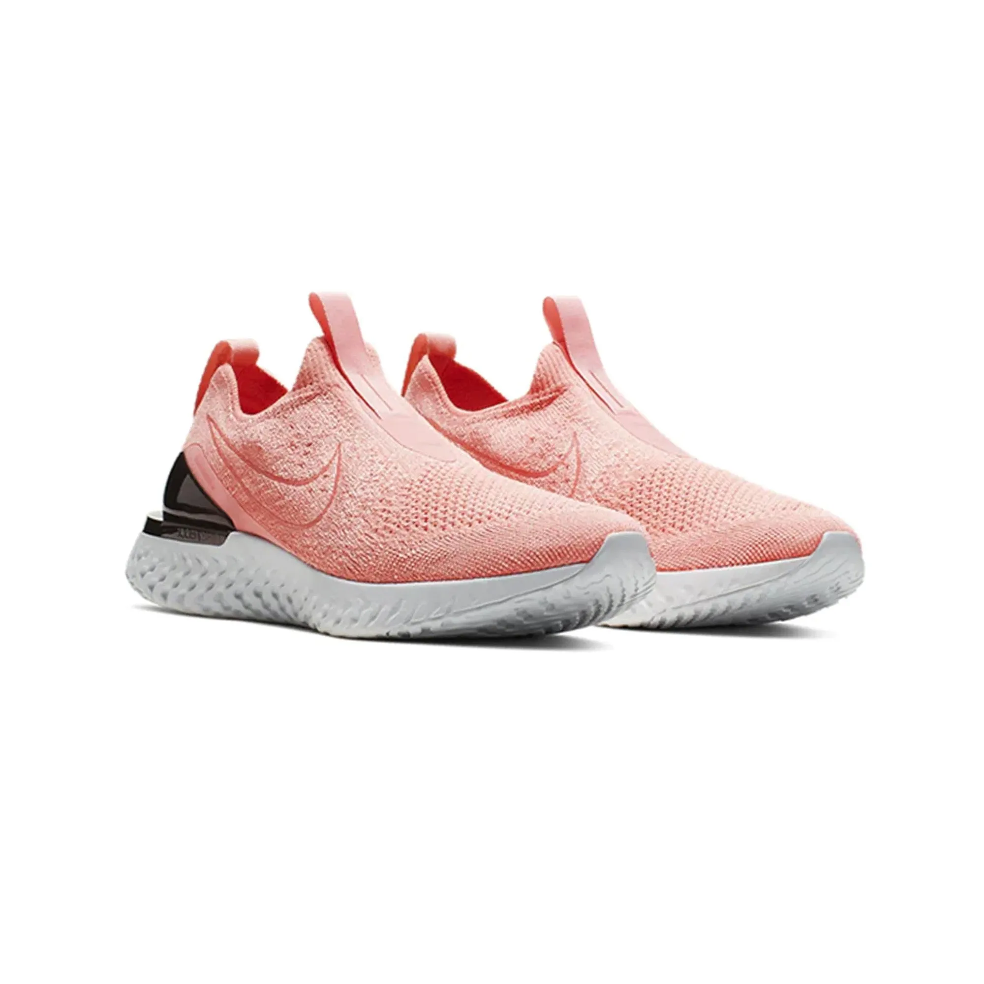 Stretch Comfort Textured Grip Surface Epic Phantom React Flyknit 'Bright Mango' W (2019)