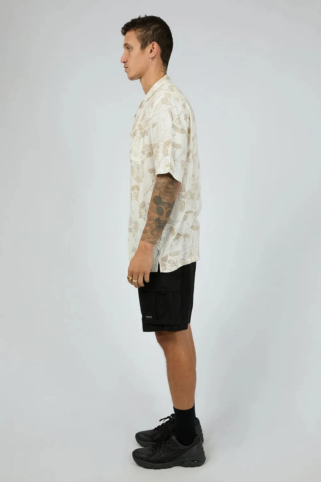 Bold Patterns Quick Release Fasteners Native Short Sleeve Shirt Multicoloured