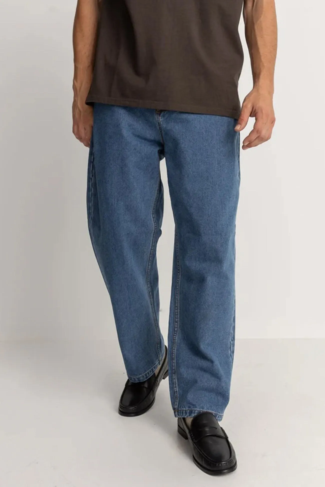 Essential Jean Dark Blue LightweightConstruction Stain Repellent Coating