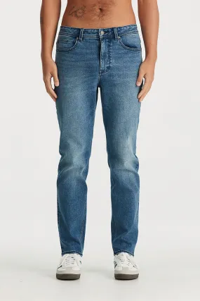 Z-Three Relaxed Jean Bang Blue ResilientElasticBand Yoga Ready