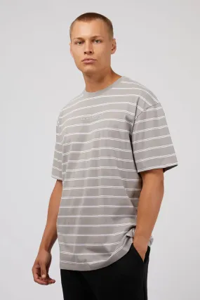 HighStretch AllDaySoftness Essential Theory Stripe Tee Grey