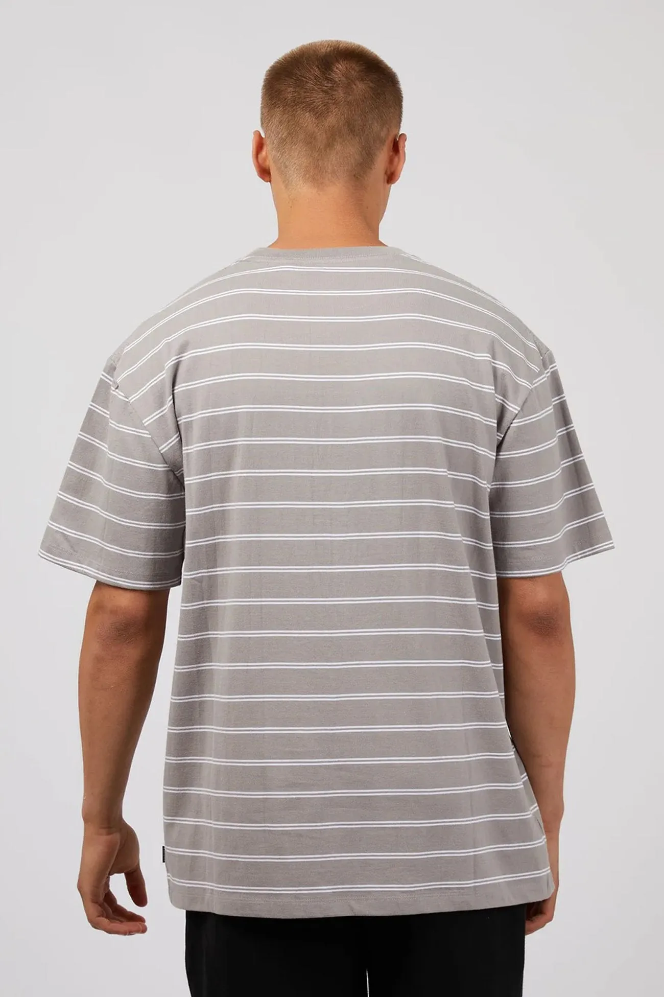 ShockAbsorbing Essential Theory Stripe Tee Grey