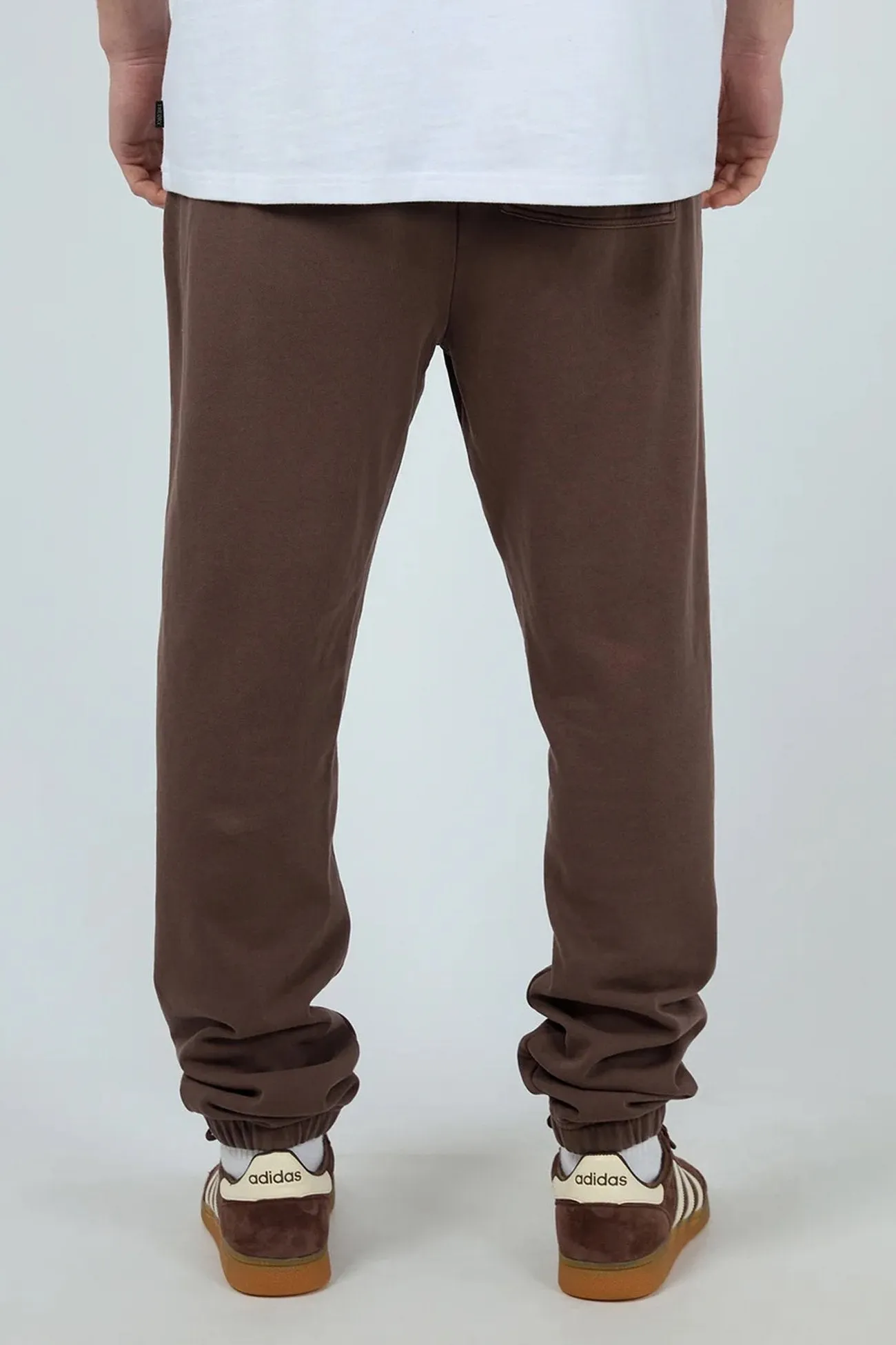 Essential Theory Track Pant Chocolate Functional Stretch Sleek Cut