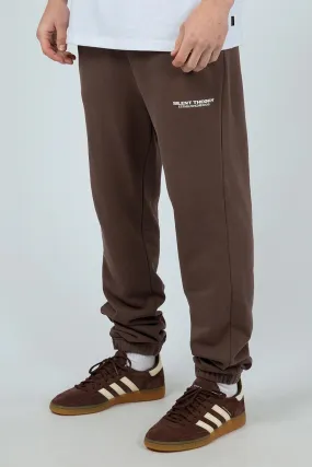 Soft and Light Active Wear Essential Theory Track Pant Chocolate