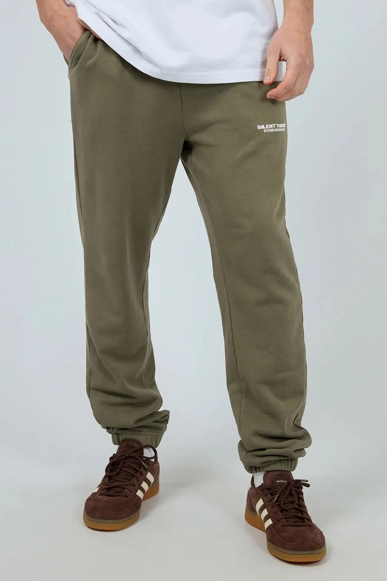Essential Theory Track Pant Khaki Soft Support