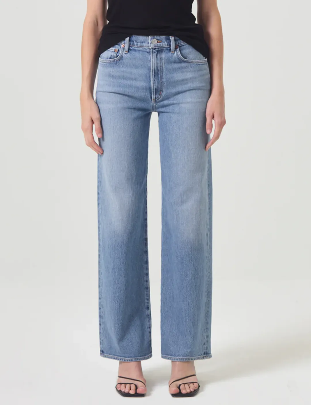 Fashion Essential All-Purpose Use Harper Relaxed Mid Rise Straight, Flash