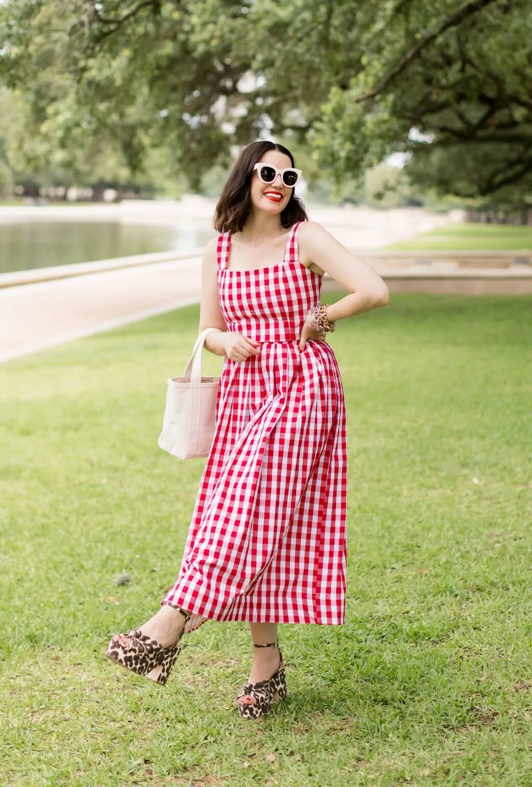 Buru x Val The Gen Skirt - Red Gingham Cozy Wear