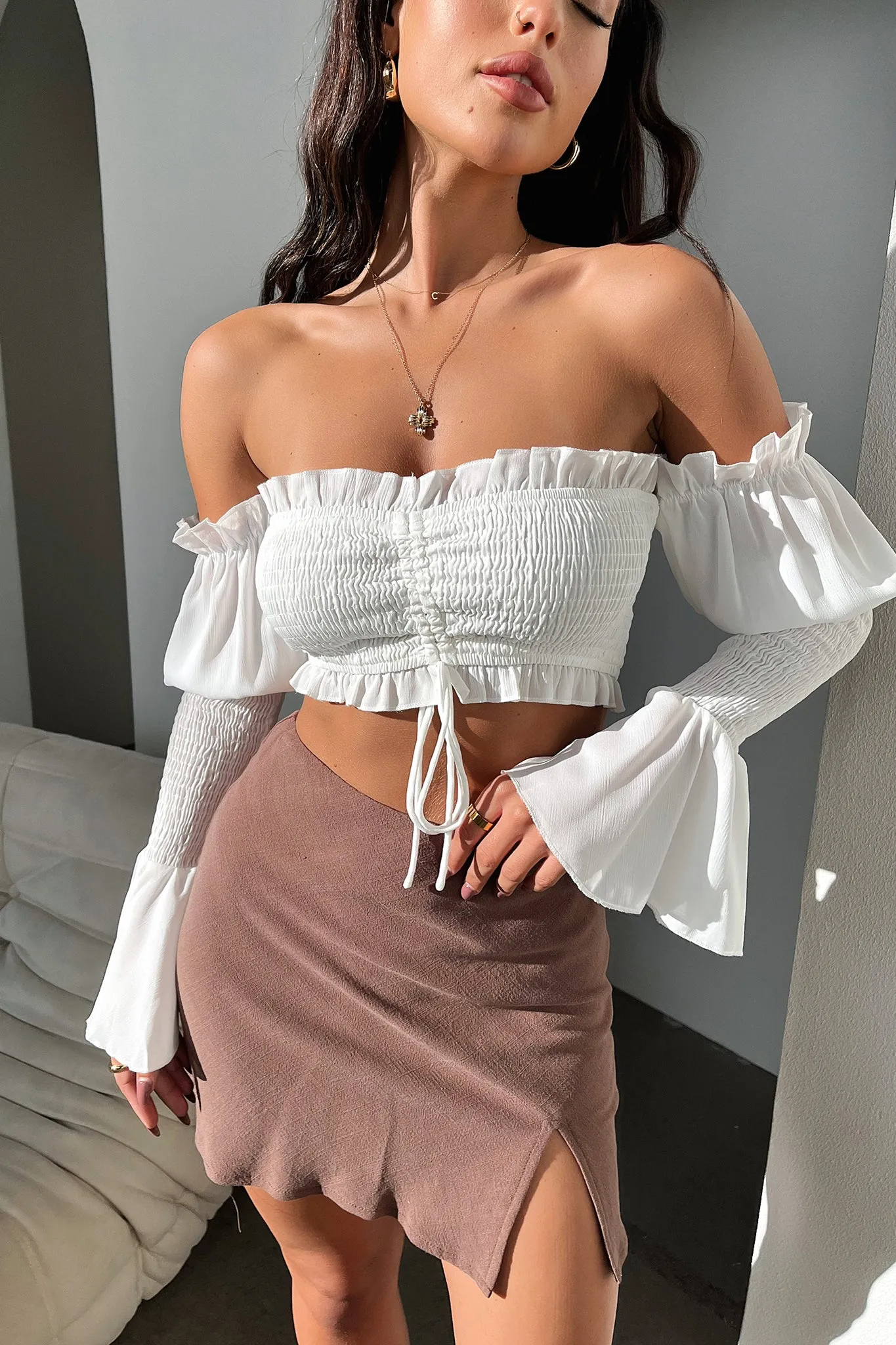 Zara Mini Skirt - Brown Design innovation