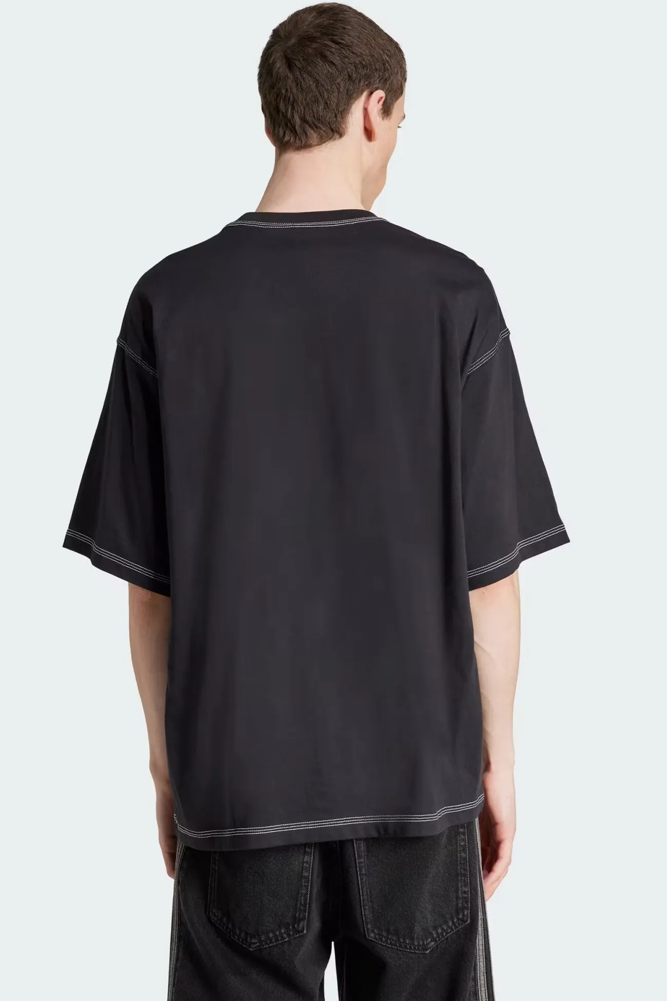 Recycled Fiber Blend Essentials Tee Black