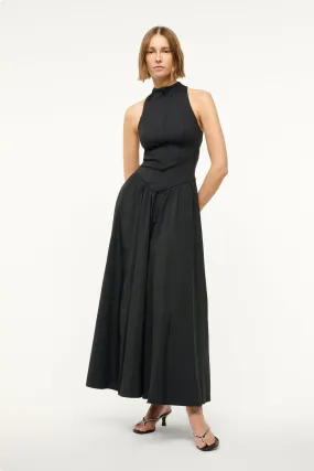 Tall Girl CREVASSE MAXI DRESS | BLACK