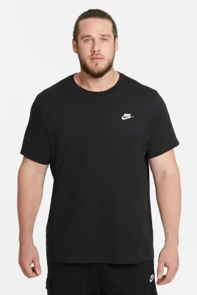 Low Profile Seaming Nike Sportswear Club Tee Black