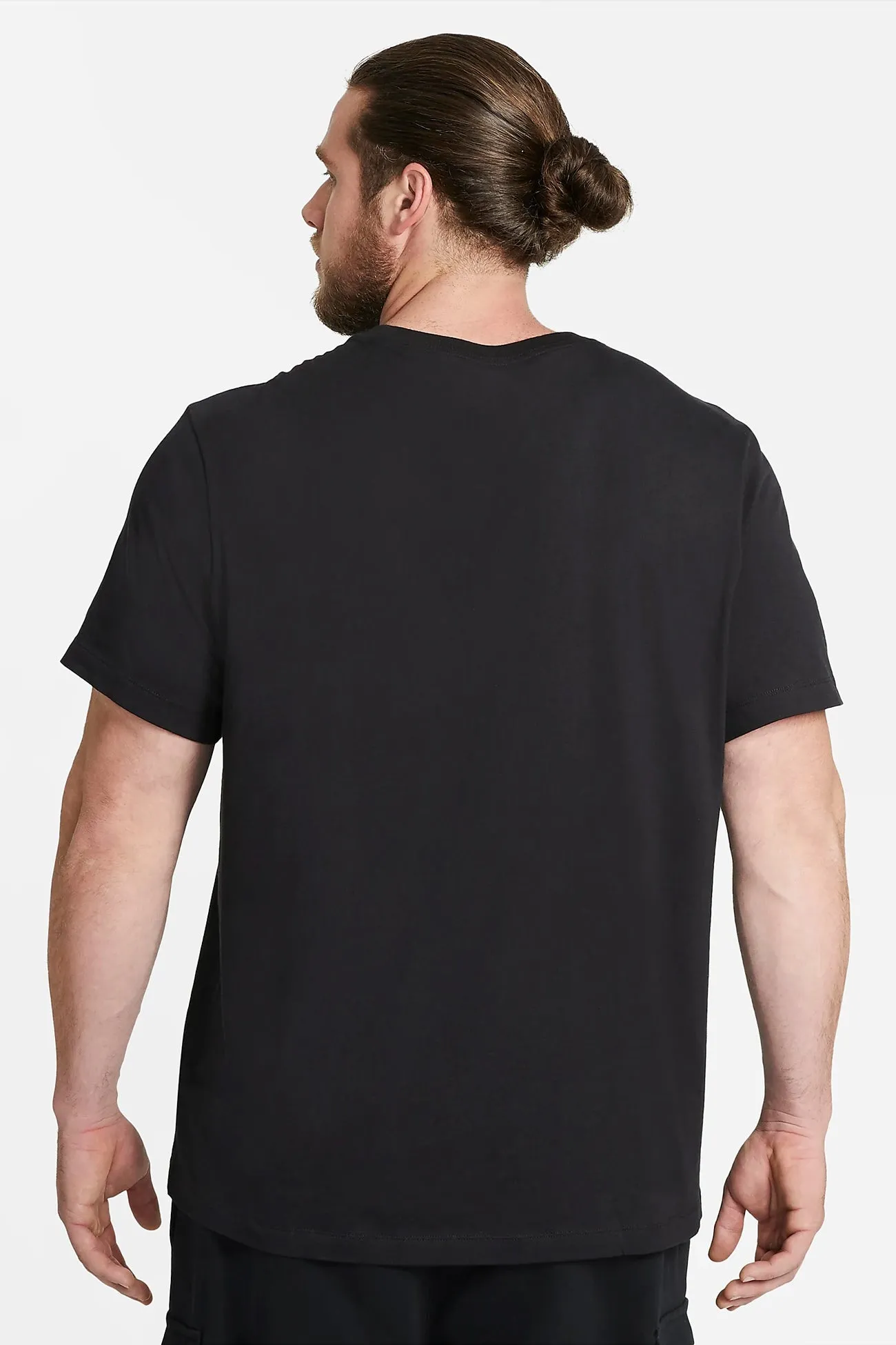 Nike Sportswear Club Tee Black Bamboo Derived Material FlexibleSole