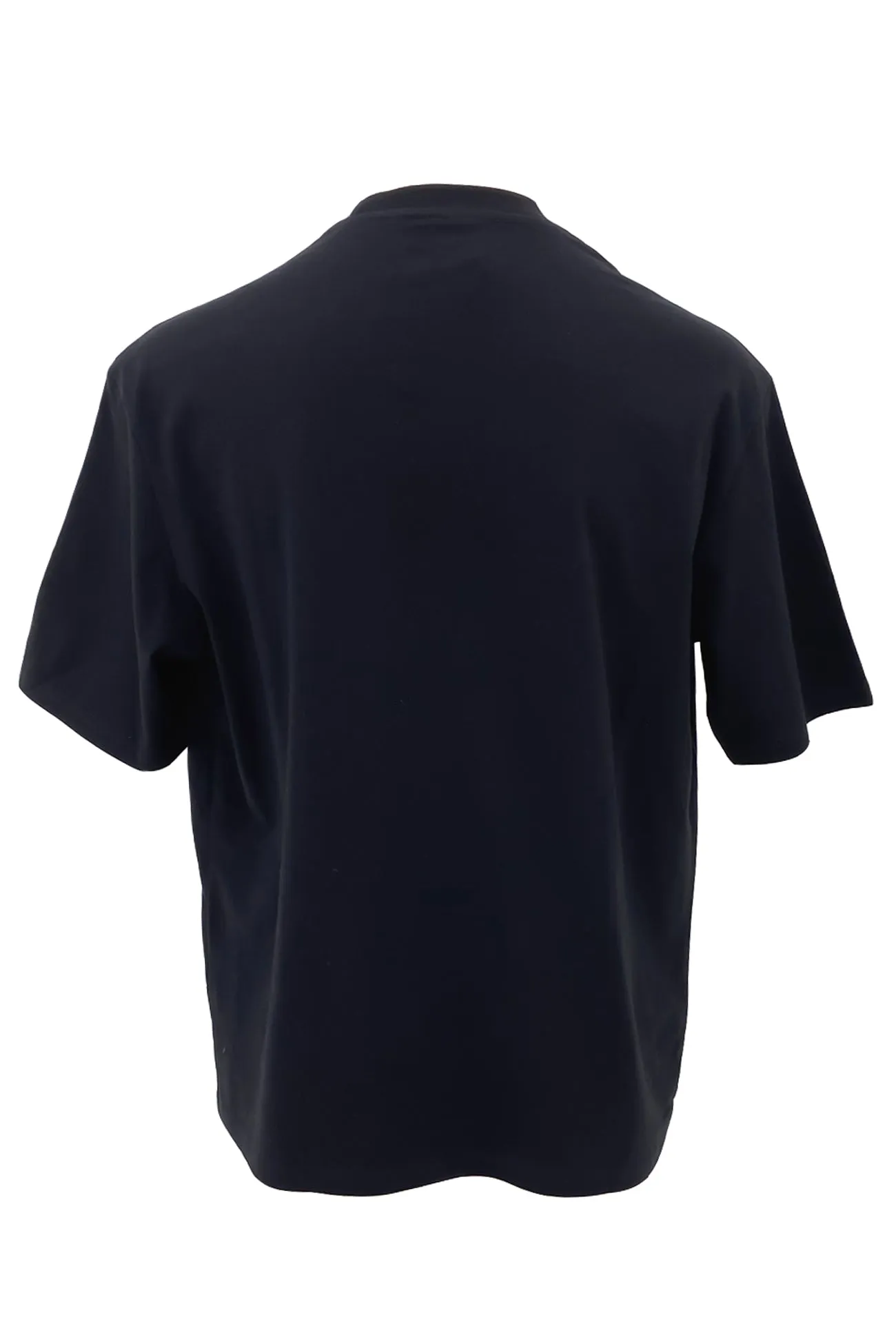 Everyday Baggy Tee Black Tailored Placket Thermal Insulation Layer