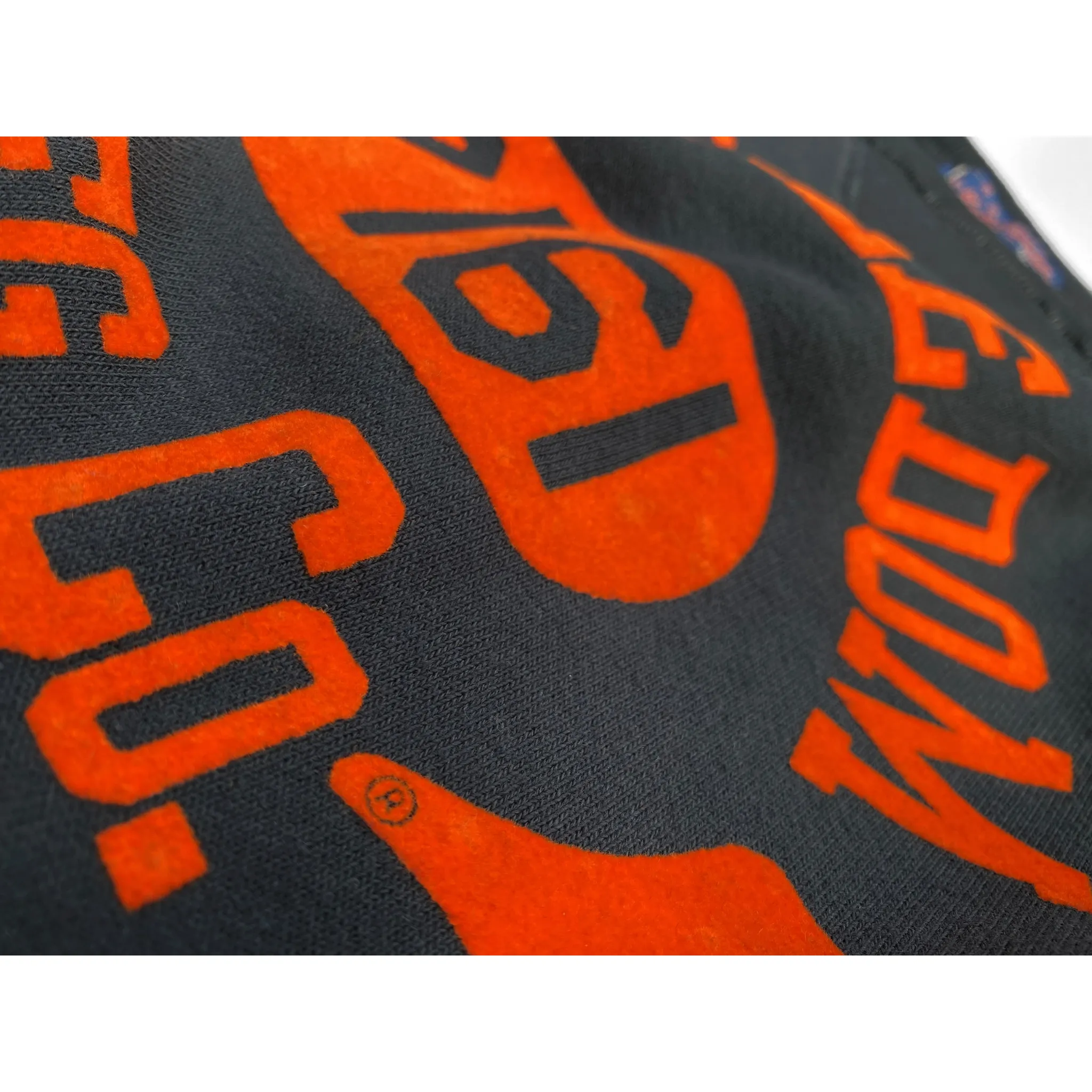 product running suitability Sporty Layer The Medalist Sweatshirt - Black "MfgCo." Flock Print