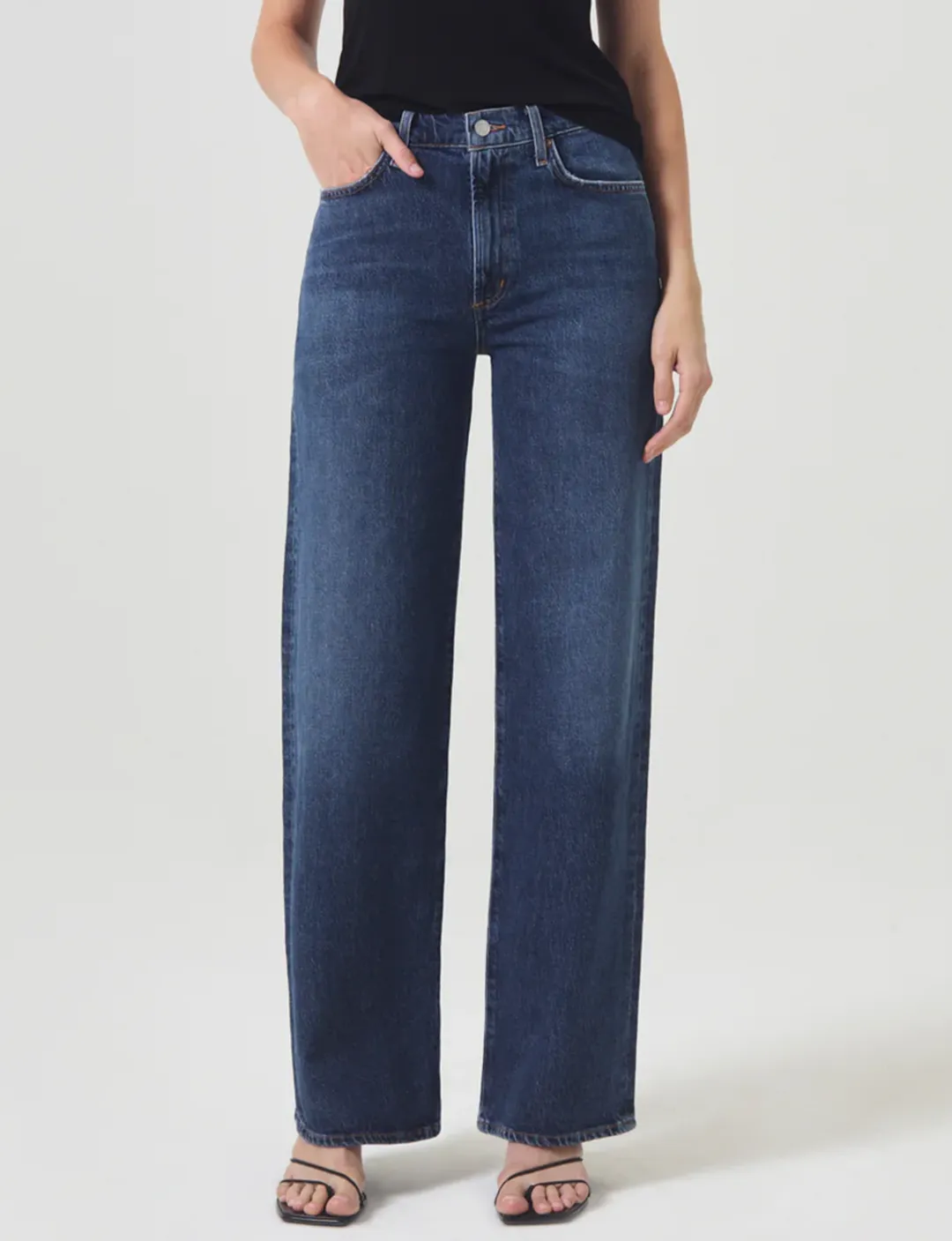 Comfy Design Lifestyle Piece Harper Relaxed Mid Rise Straight, Tempo