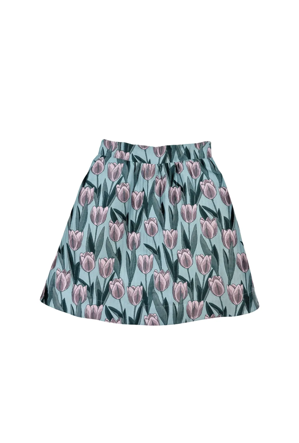 Everyday MINI Skirt -Tulip Jacquard Eco Friendly Fabric Functional fashion wear