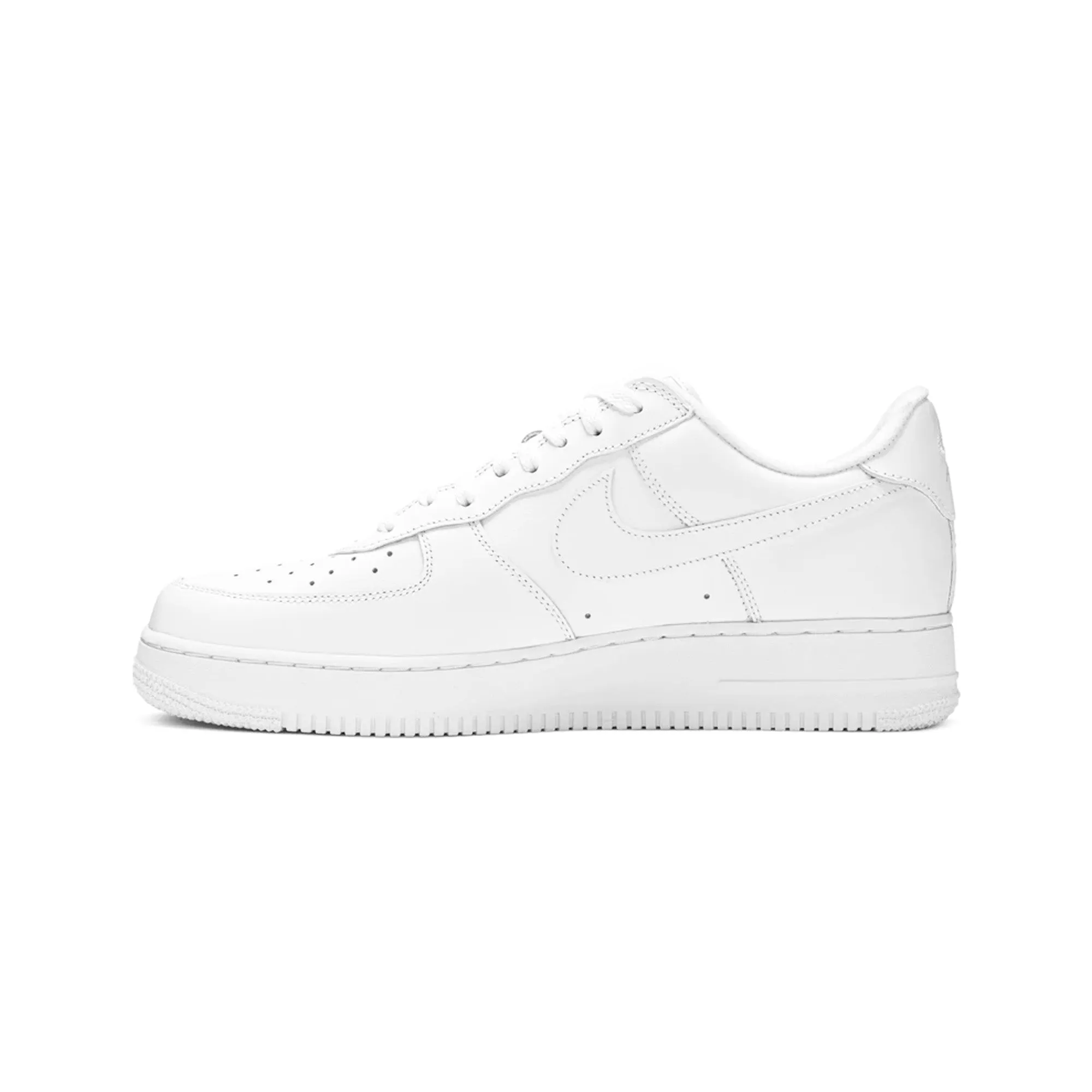 Nike Air Force 1 Low Supreme 'White' (2020) Sophisticated traction Long distance