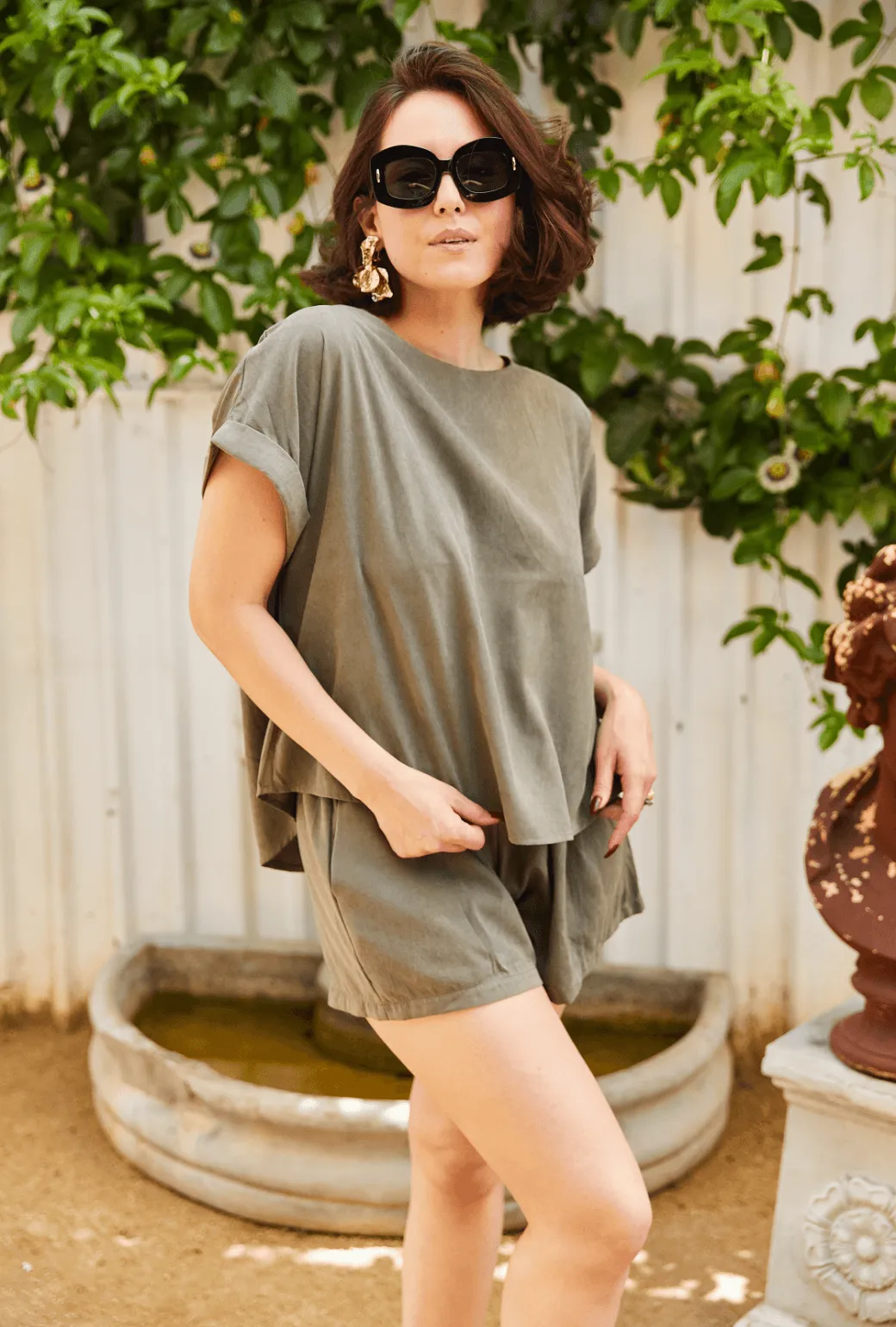 Easy Fit Flexibility Fit Everyday Shorts - Olive