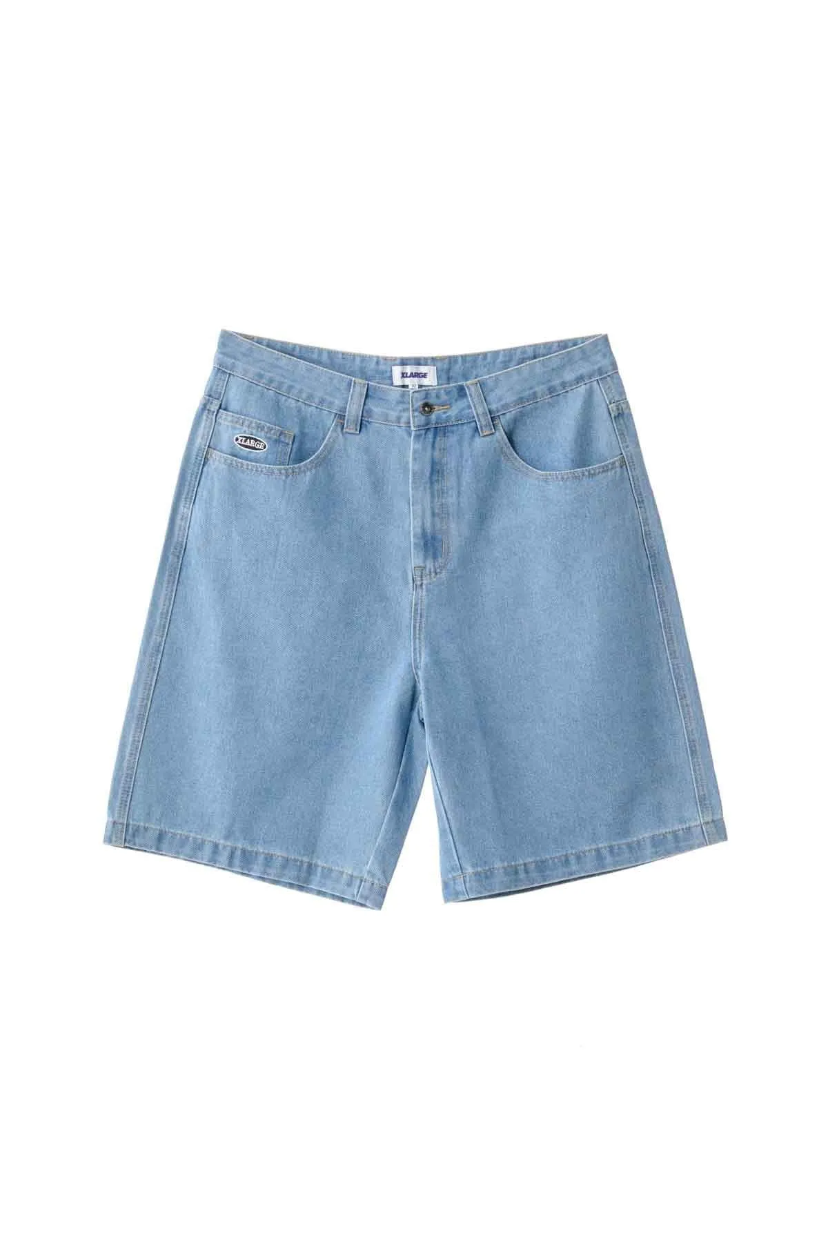 Casual Fit Design Comfy Wardrobe Bull Denim 91 Short Mid Blue