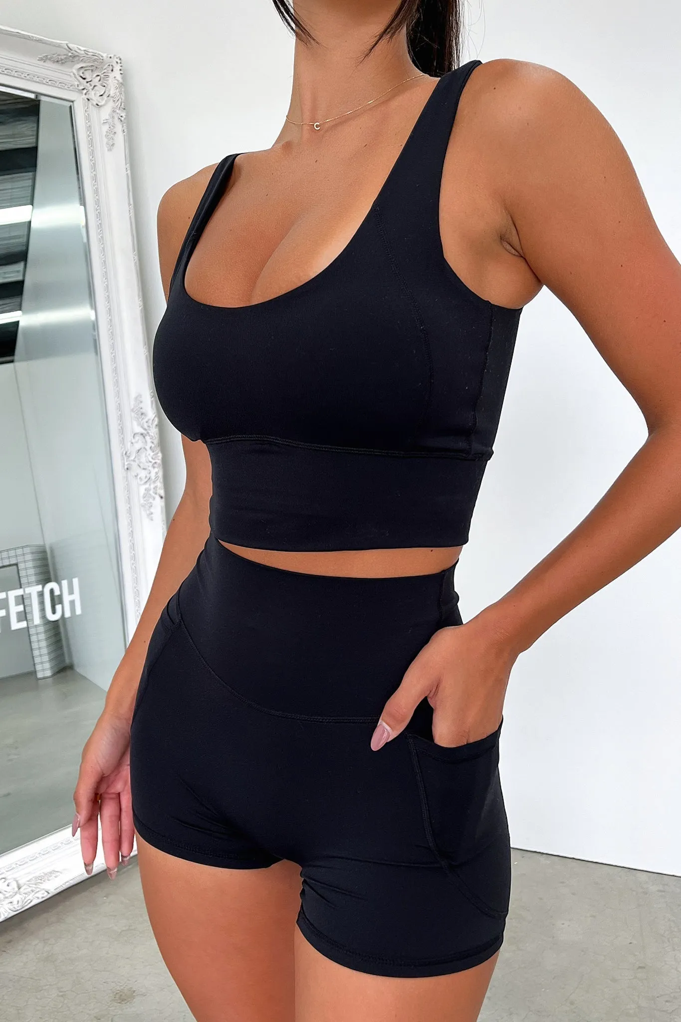 Kian Bike Shorts - Black hypoallergenic Ventilated Mesh Panels