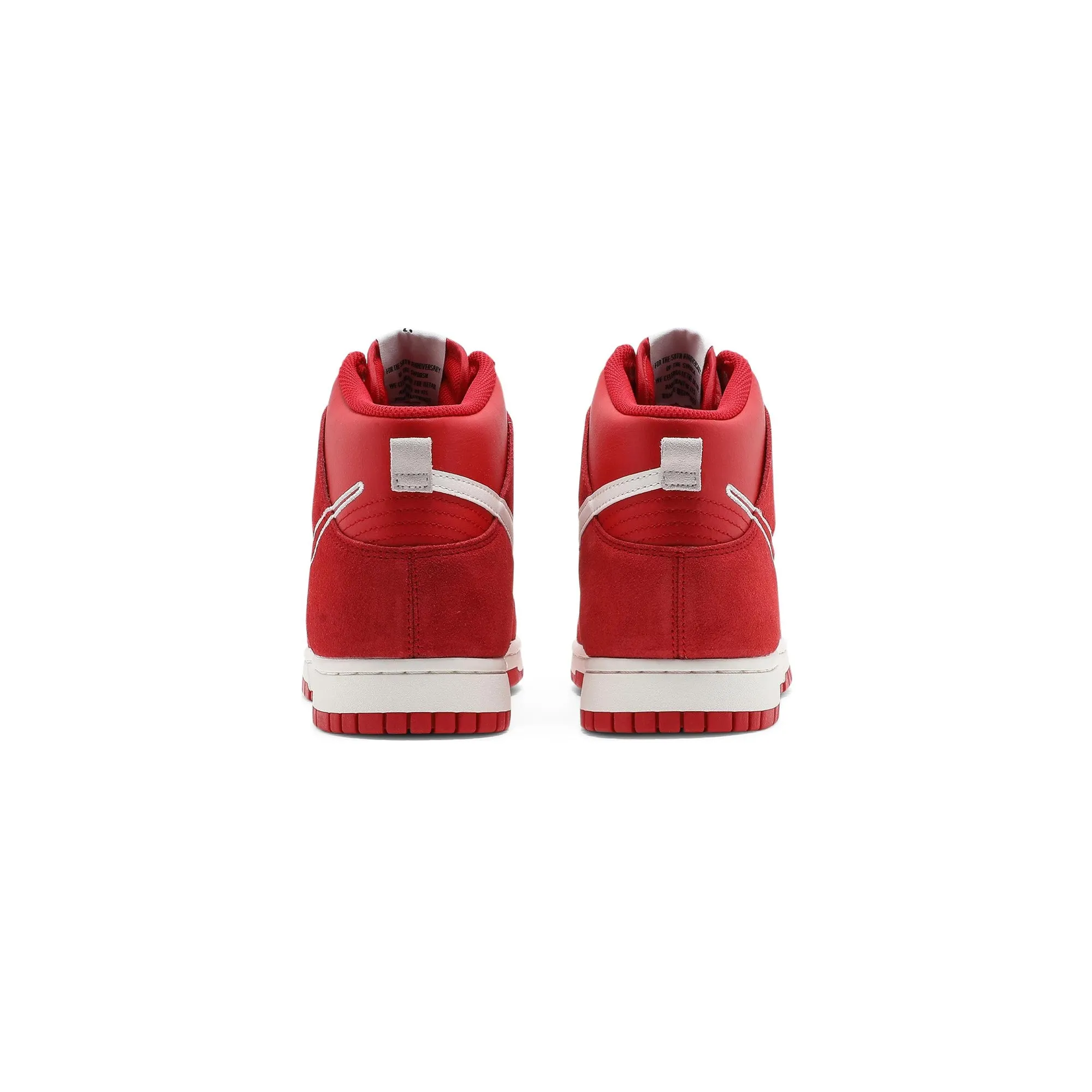 Flexible Rubber Sole Stretchable Mesh Dunk High SE 'First Use University Red'