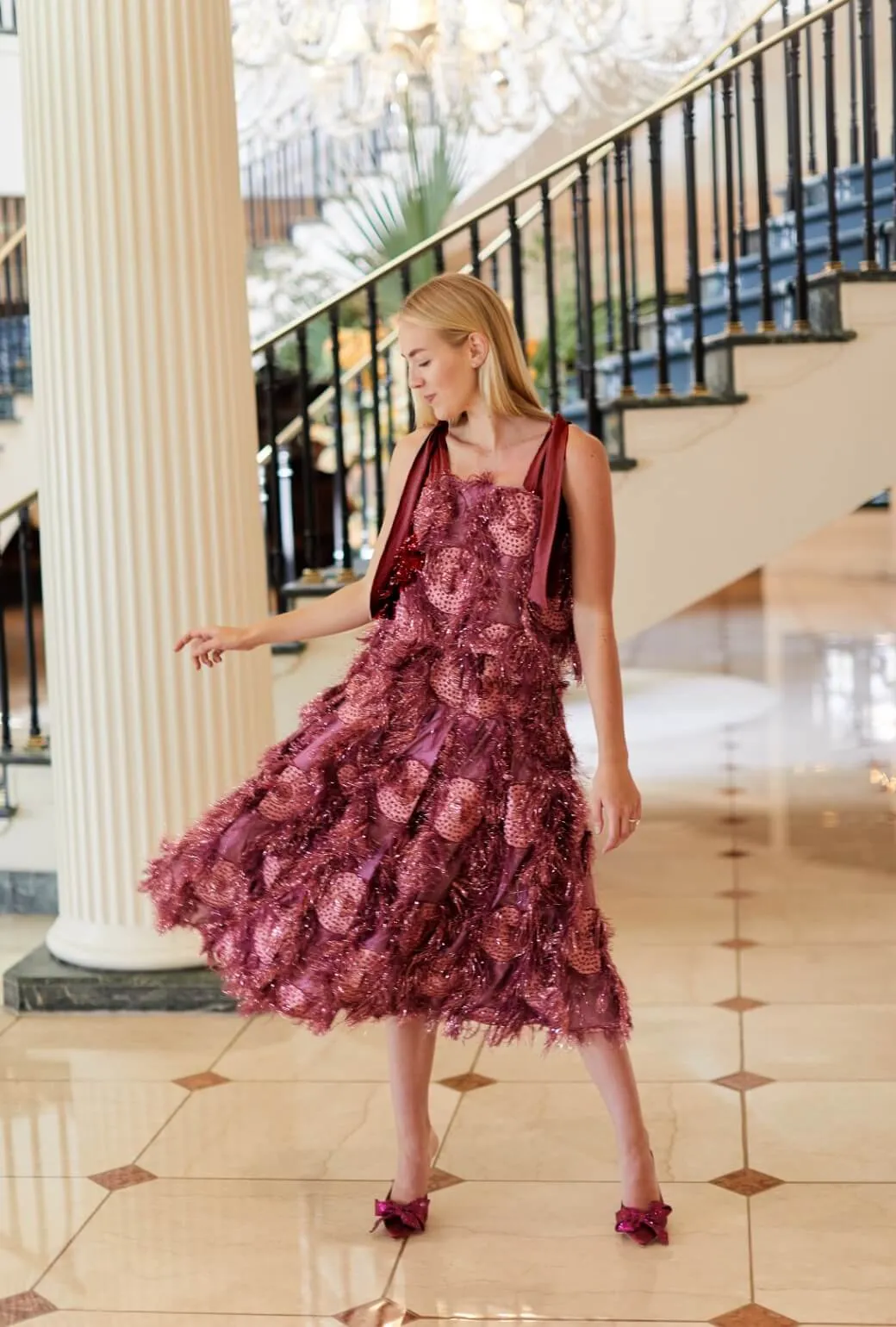 Eyelash Skirt - Bordeaux Eyelash Base Layer