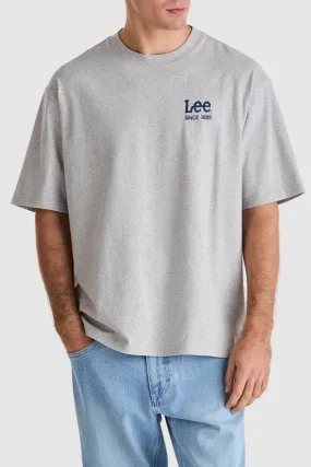 SelfFabric Binding MinimalistCut Fade Away Baggy Tee Grey Marle