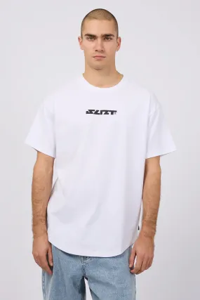 Biodegradable material Fade Tee White