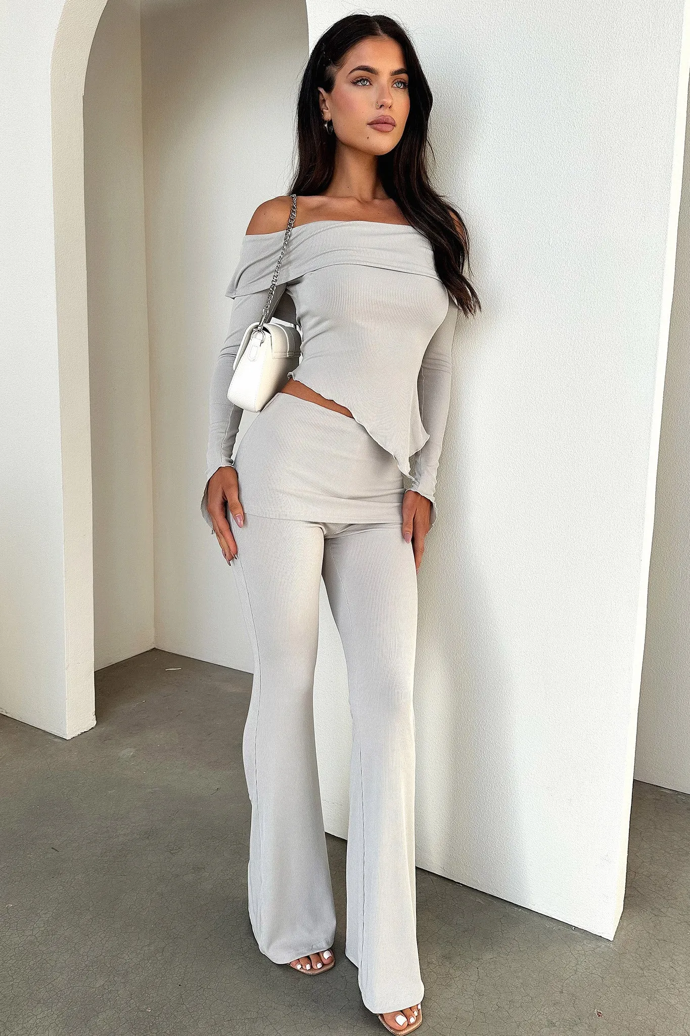 Aniston Pants - Grey Non slip grip