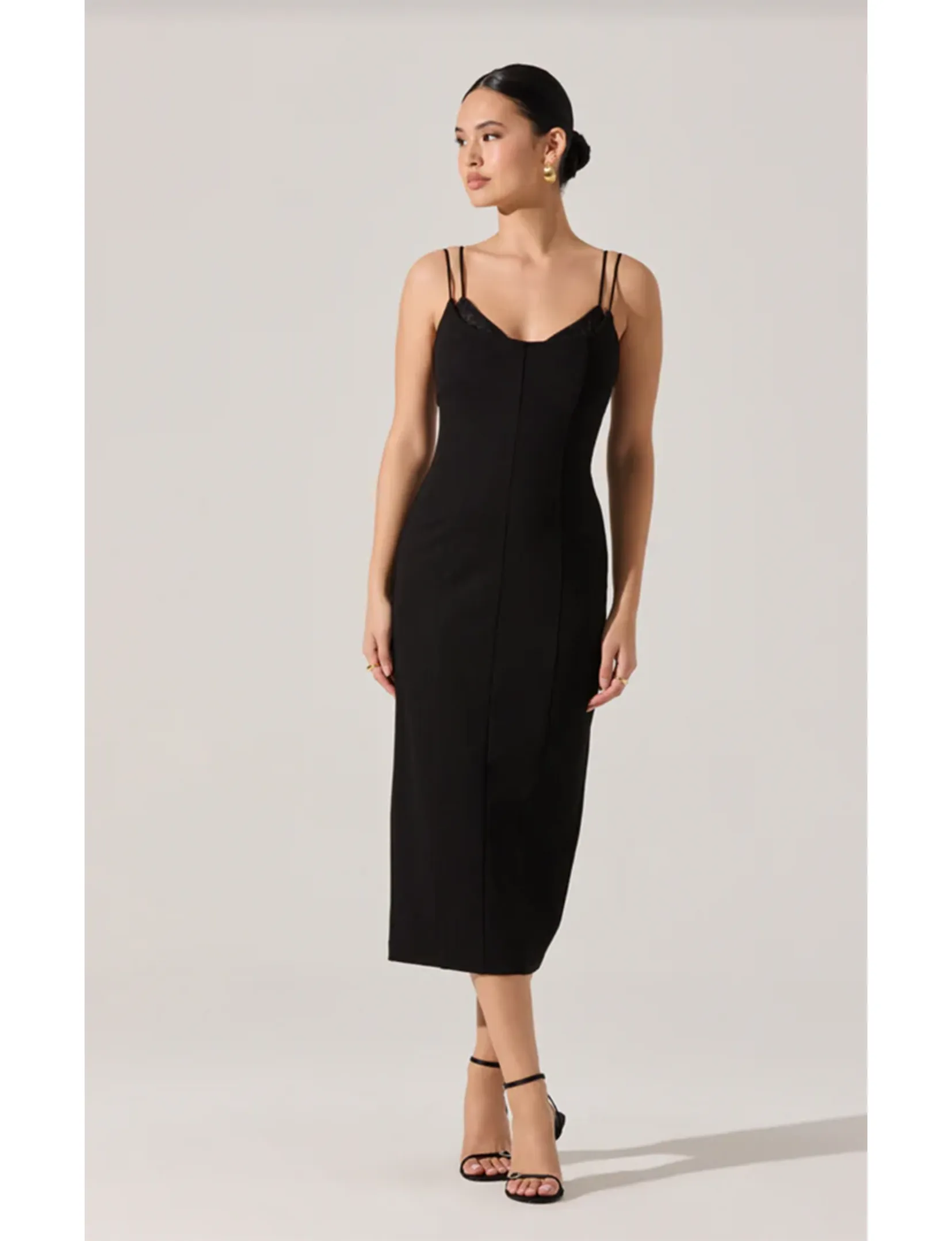 Allura Dress, Black Contemporary Layer
