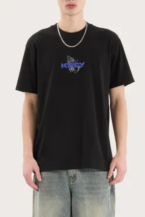 Stretch Comfort Fleeting Relaxed Tee Jet Black