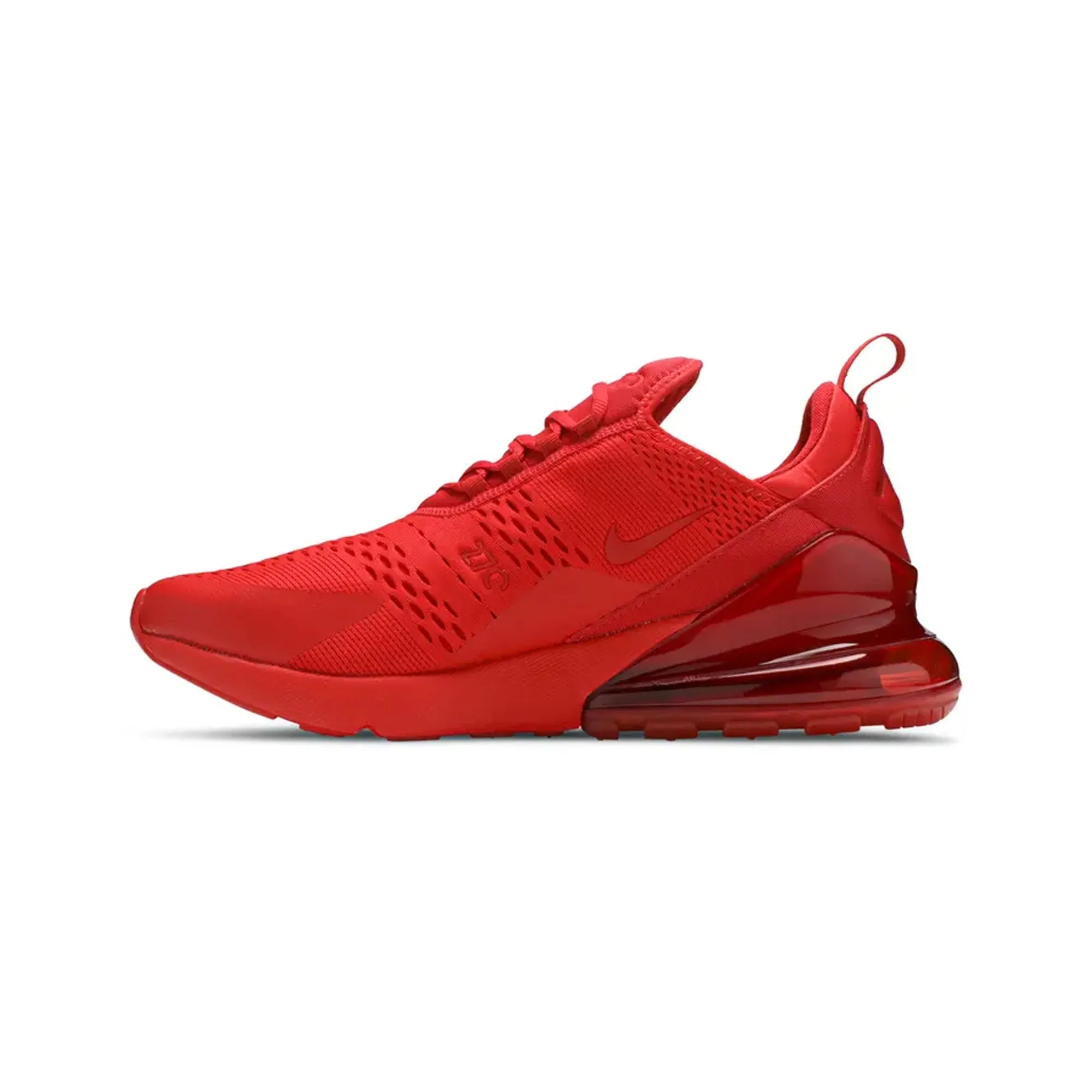 Nike Air Max 270 'Triple Red' (2019) Flexible Outsole Flexure Blown Rubber Outsole