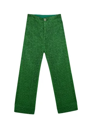 SAMPLE - Sparkle Trousers - Green Plaid detail All-Purpose Comfort