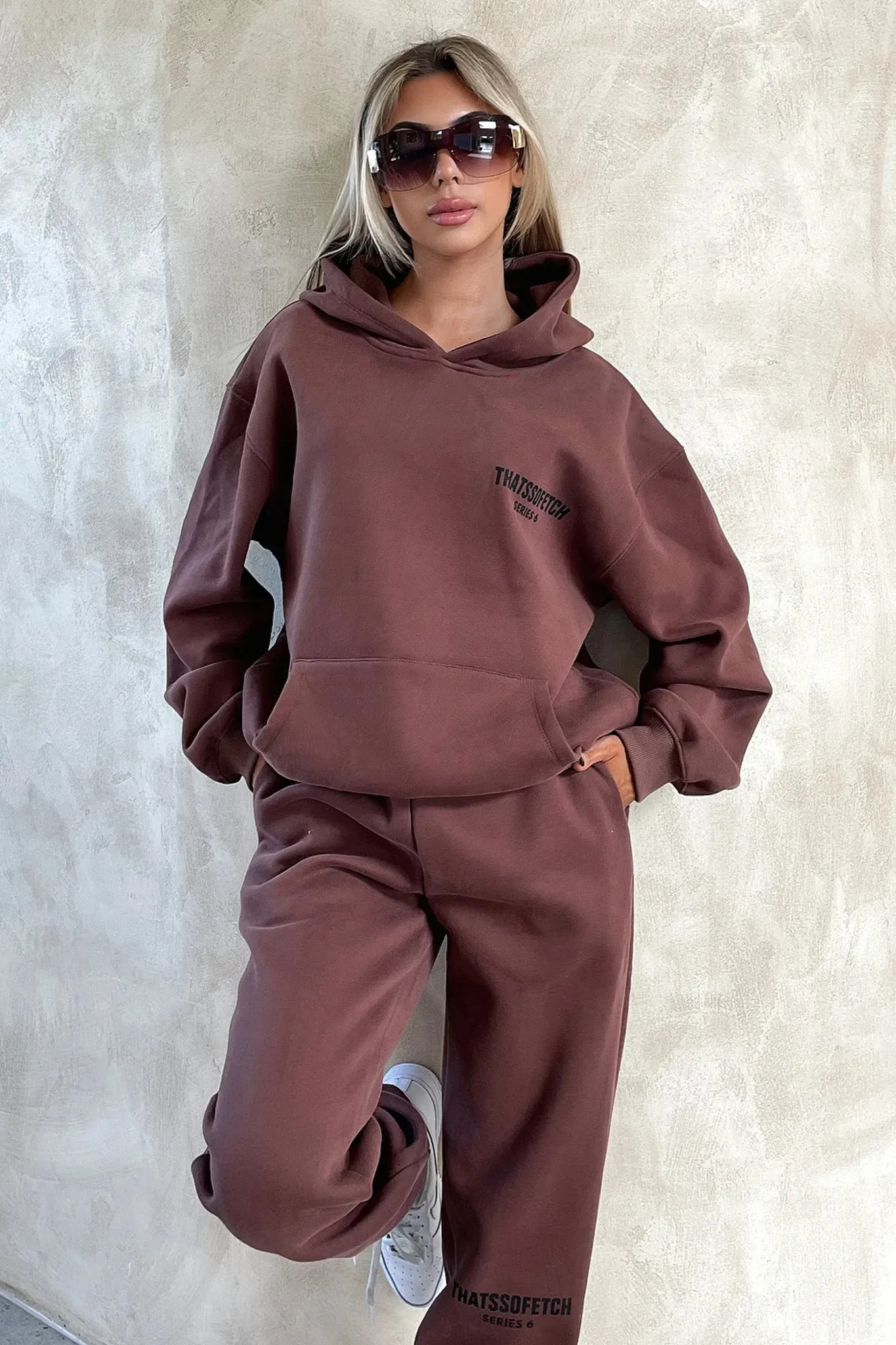elastic waistband Series 6 Sweatpants - Brown