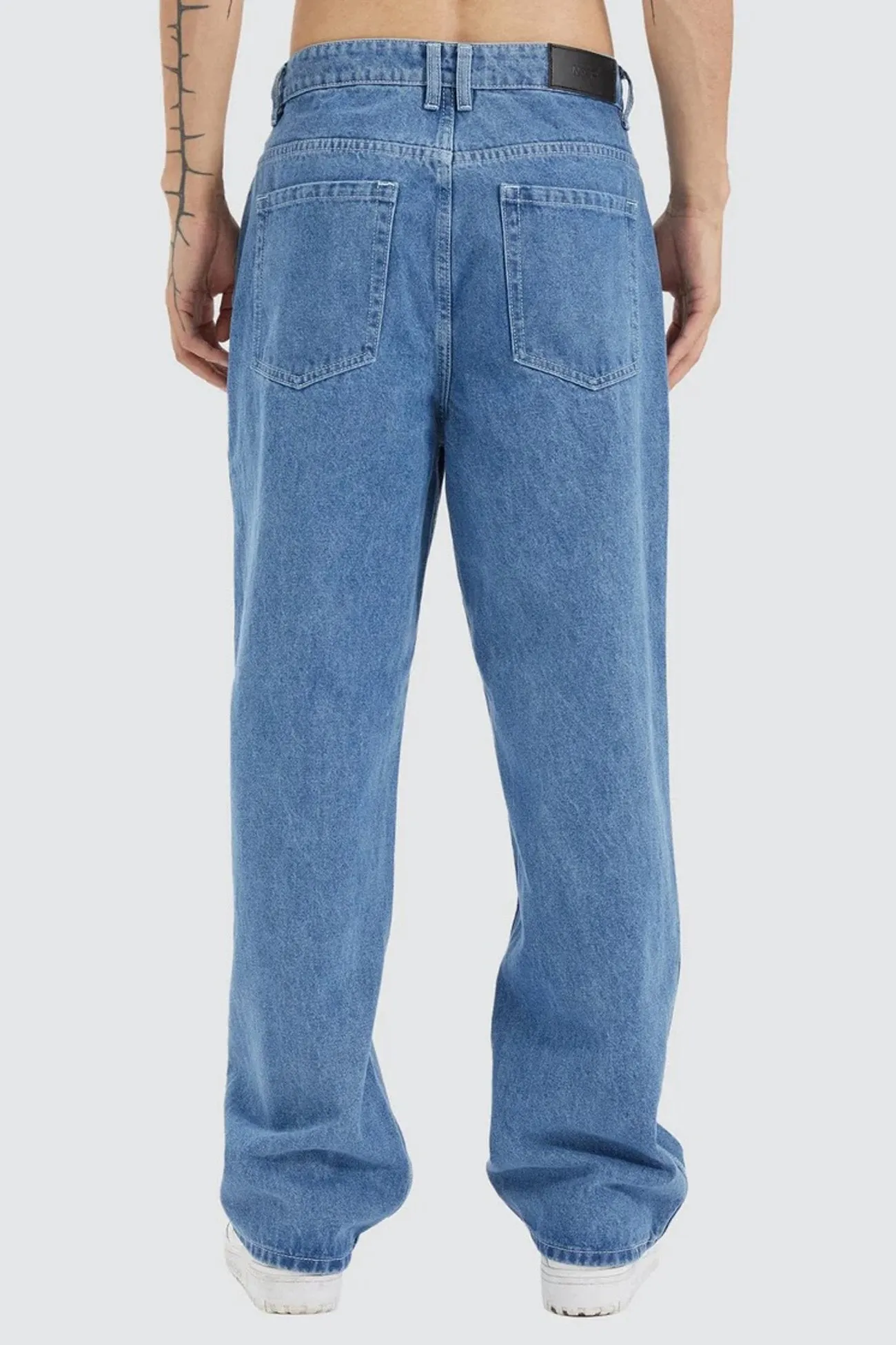 Dillon Baggy Fit Jean Clean Blue Breathable Stretch Wear