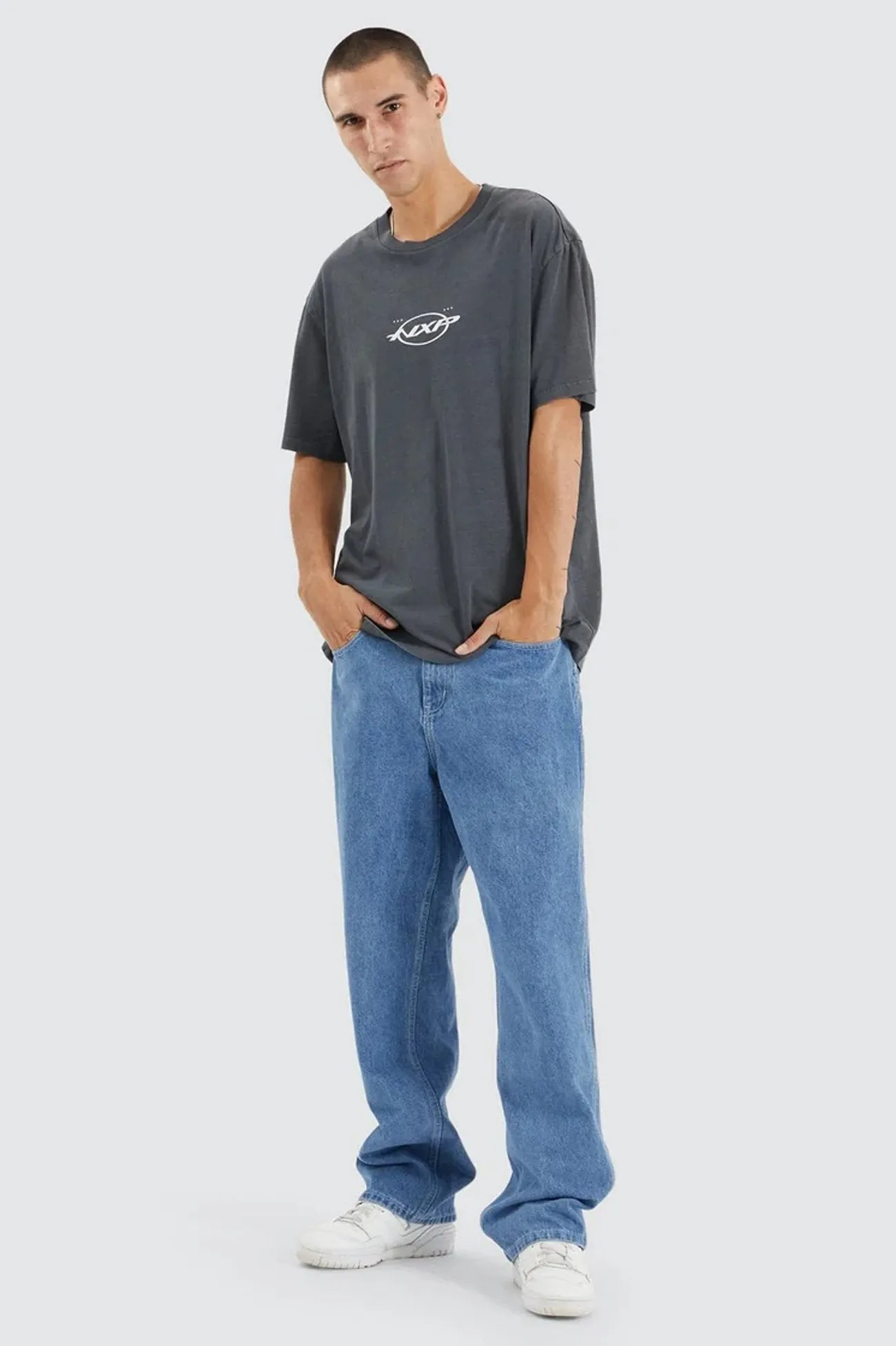 Dillon Baggy Fit Jean Clean Blue Adaptable Style