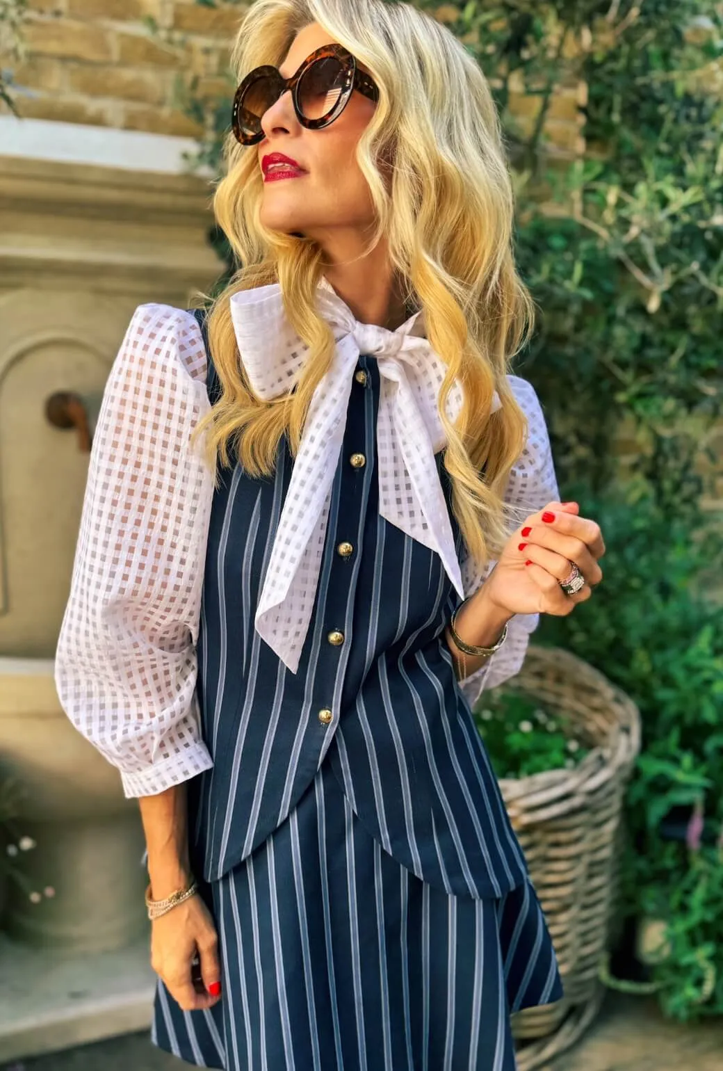 Bold Design The Laura Mini - Dewberry Stripe