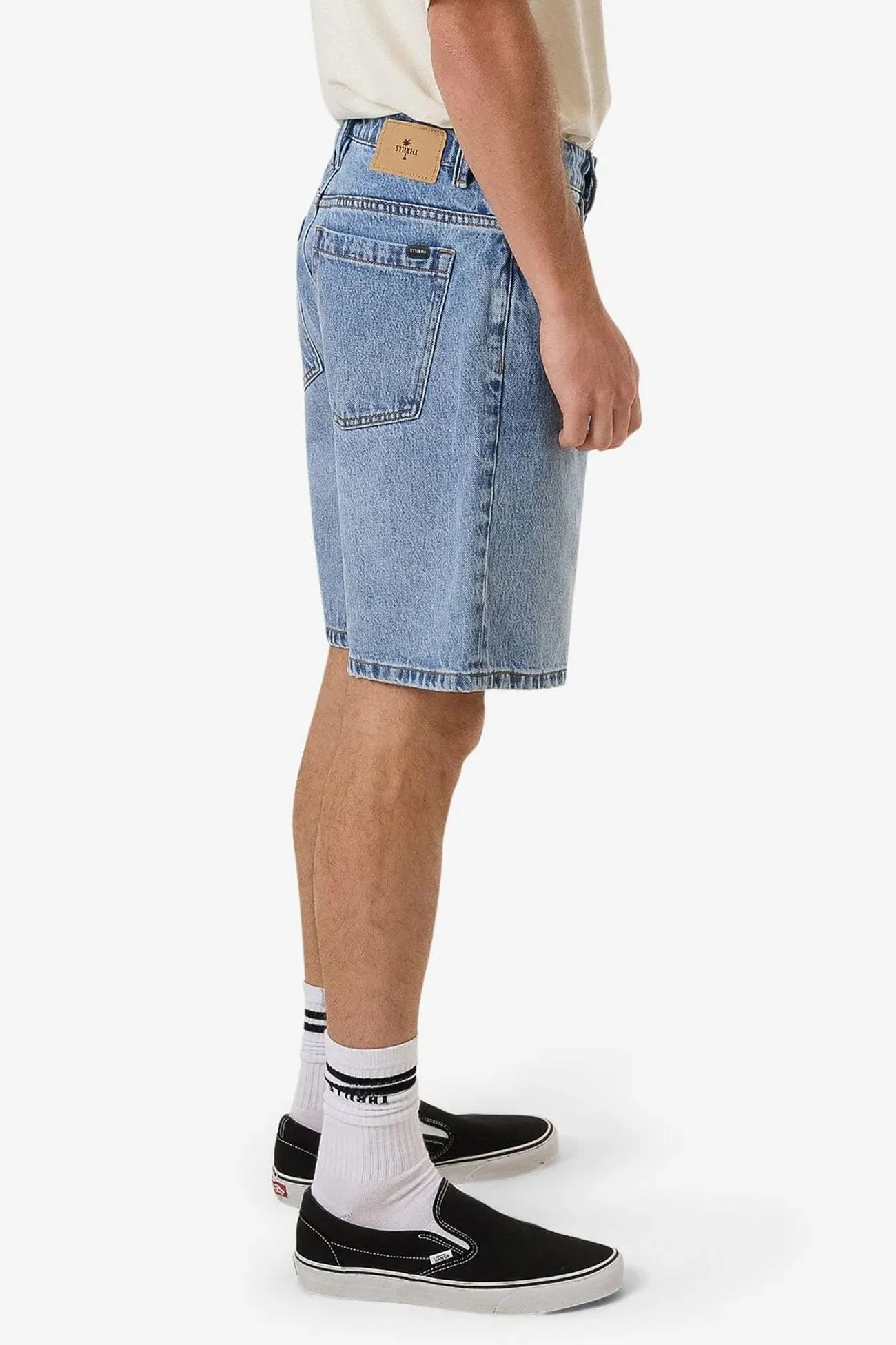 Cozy Style Snag Free Fabric Slacker Denim Short Tempest Blue