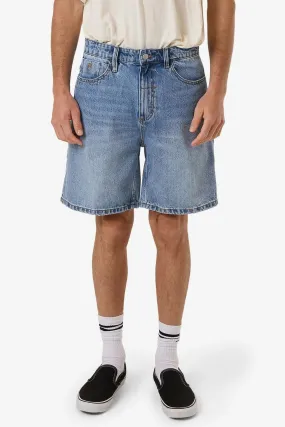 Clean Cut Slacker Denim Short Tempest Blue