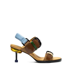 OSHA LINE MID BROWN Casual Platform Heels