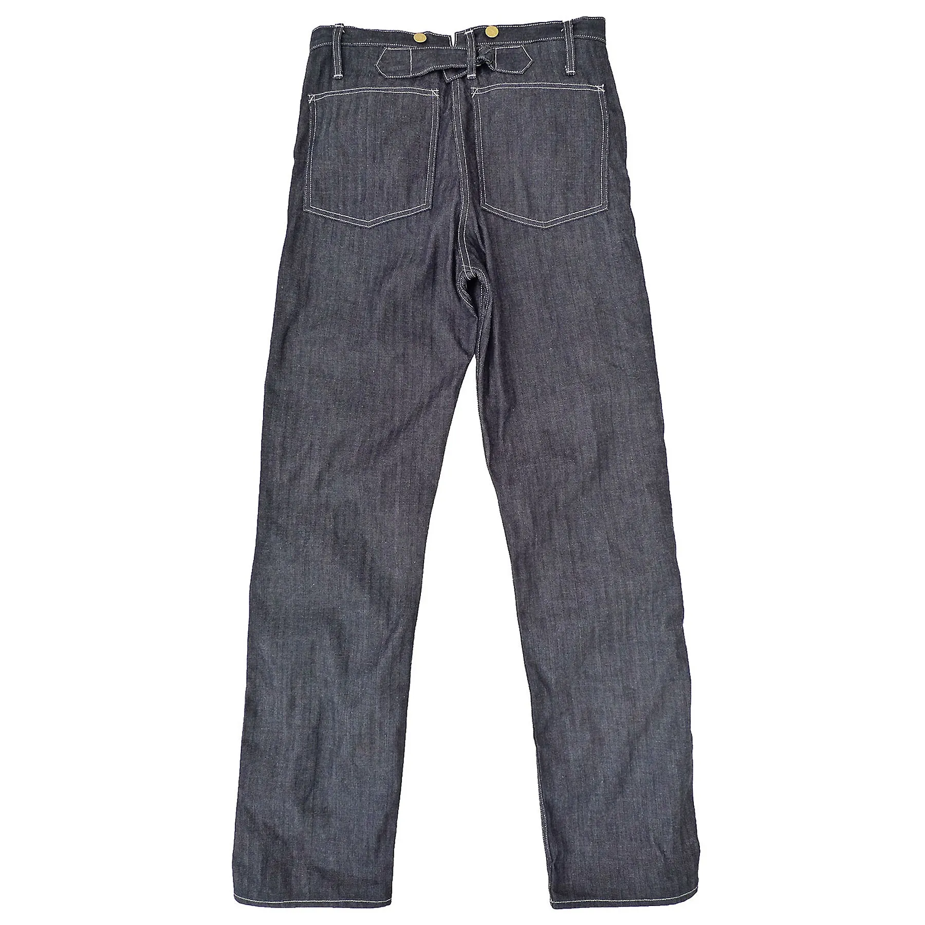 McKarsten Trousers - HBT Denim elastic waistband